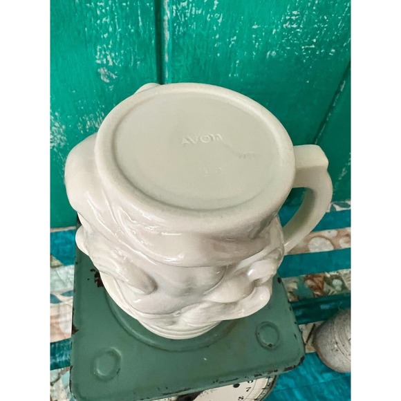 Custard Glass Casey at the Bat Vintage Avon Tankard Stein Mug45 - Picture 7 of 9